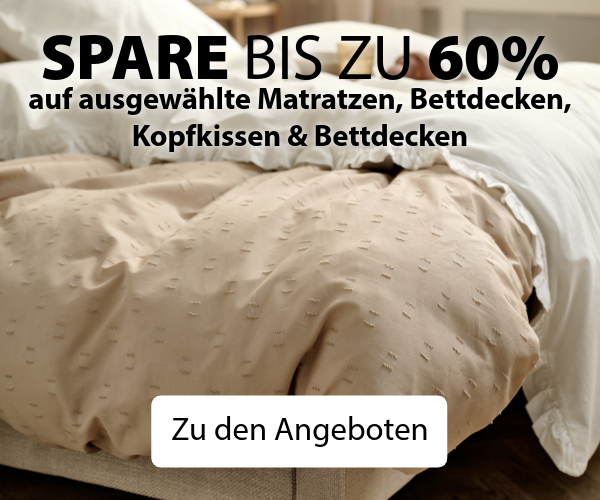 Schlaf-Tage Spare bis zu 60%