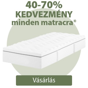 40-70% kedvezmény minden matracra*