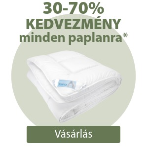 30-70% kedvezmény minden paplanra*