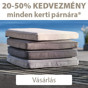 Kényelmes kerti párnák széles választéka