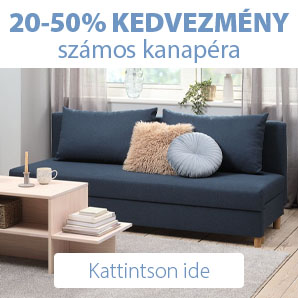 20-50% kedvezmény számos kanapéra