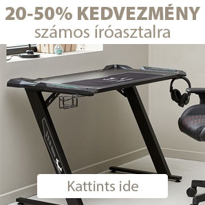 20-50% kedvezmény számos íróasztalra