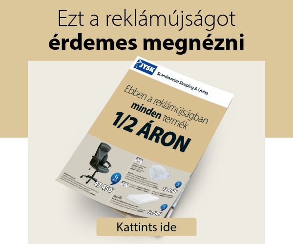 Ebben a reklámújságban MINDEN termék 1/2 ÁRON