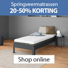 Springveermatrassen | 20-50% korting