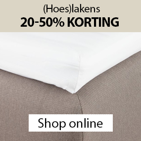 (hoes)lakens | 20-50% korting