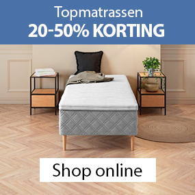 Topmatrassen | 20-50% korting