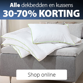 Alle dekbedden en kussens | 30-70% korting