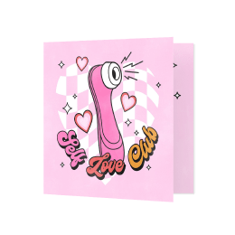 Ondeugend valentijnskaart zelfliefde vriendin Self Love Club