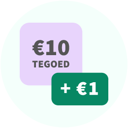 10 euro tegoed opwaarderen