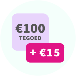 100 euro tegoed opwaarderen