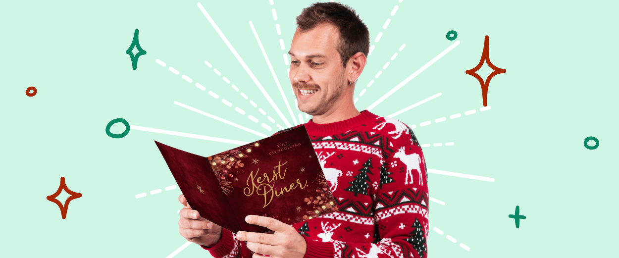 Blijmaker Jeroen met zijn proefdruk