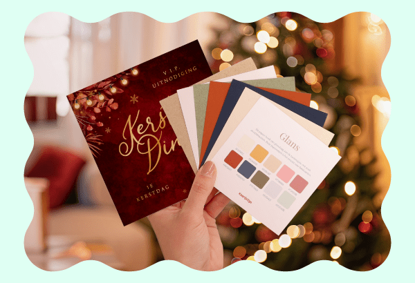 Proefdrukpakketje kerstkaarten