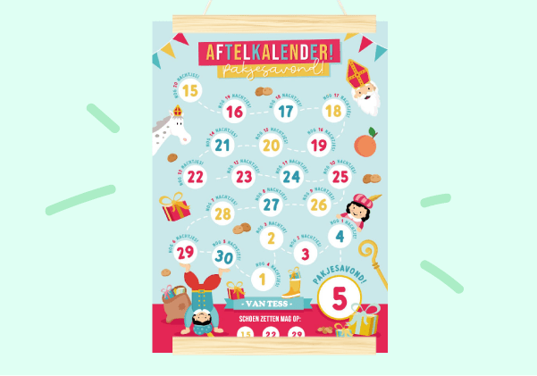 Aftelkalender pakjesavond