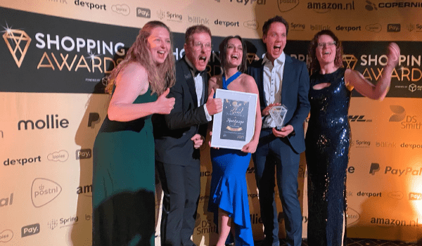 Blijmakers bij de Shopping Awards