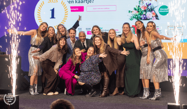 Blijmakers bij de Website van het Jaar awards