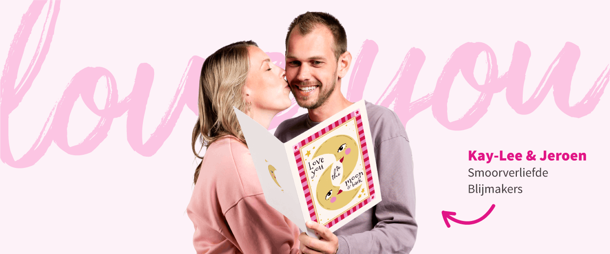 Smoorverliefde Blijmakers Kay-Lee en Jeroen