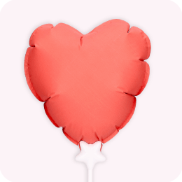 Mini ballon hart