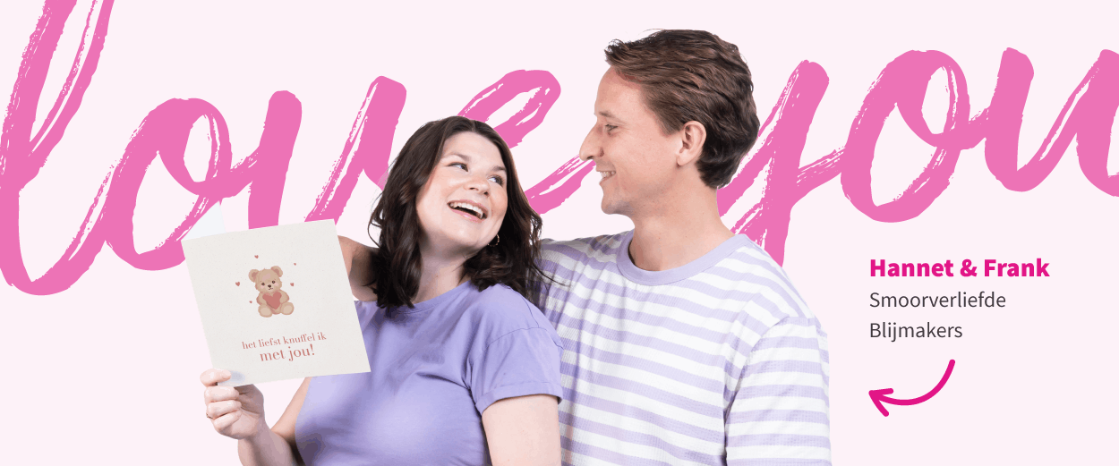 Smoorverliefde Blijmakers Hannet en Frank