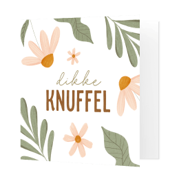 Zomaarkaartje met madeliefjes