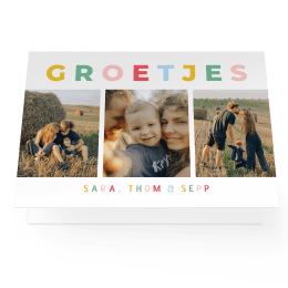 Fotokaart met groetjes