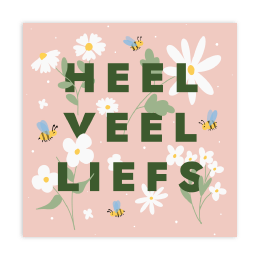Kaart heel veel liefs