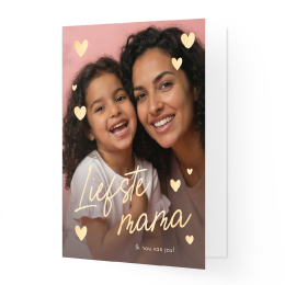 Fotokaart liefste mama ik hou van jou