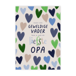Kaart 'geweldige vader en liefste opa'