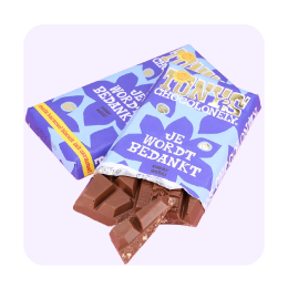 Tony's chocoladereep 'Bedankt'