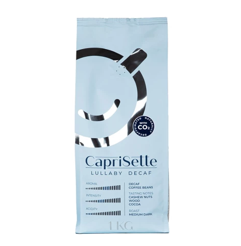 Kofeiinittomat kahvipavut Caprisette Lullaby Decaf, 1 kg