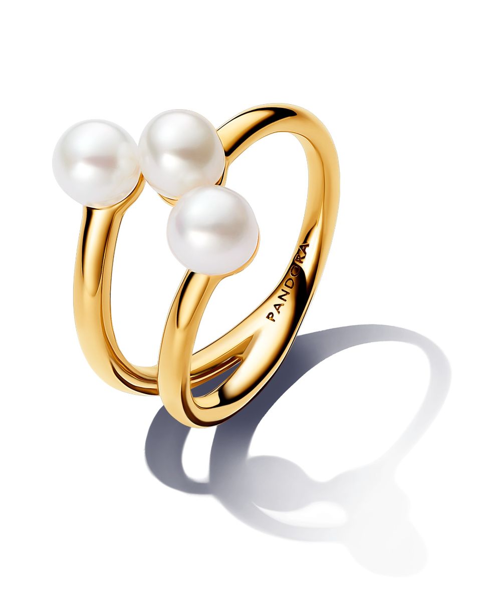 Image of Pandora Essence kullattu avohelmisormus