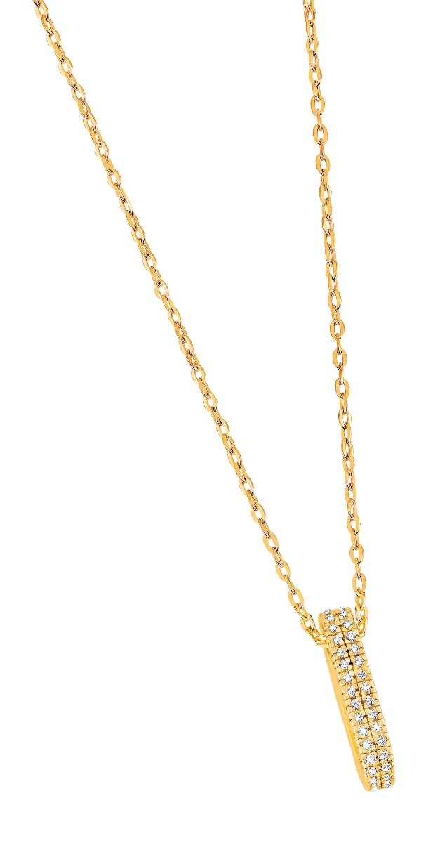 Image of Kullattu carabiner ovaali kaulakoru hopeaa