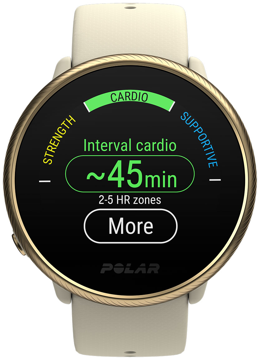 Image of Polar Ignite 2 Champagne / Gold fitnesskello