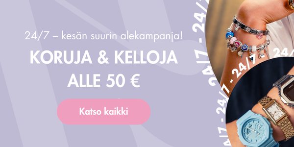 24/7 kelloja ja koruja alle 50 €