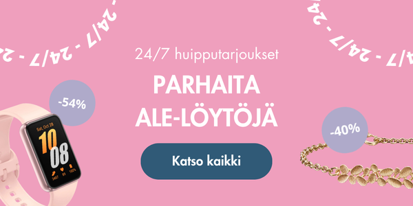 24/7 parhaita alelöytöjä