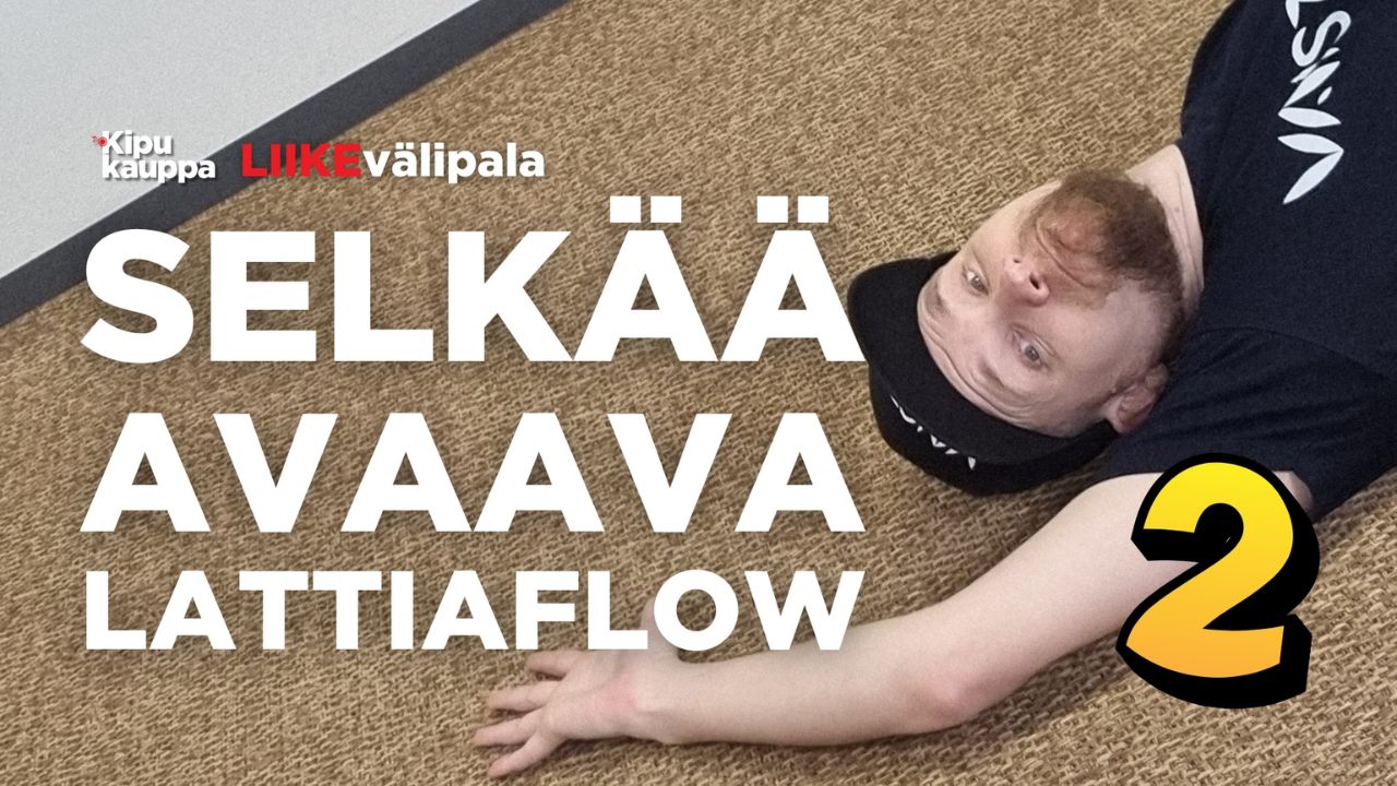 Selkää avaava lattiaflow