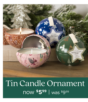 Tin Candle Ornament