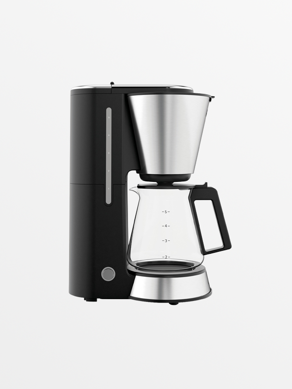 Kitchenminis kahvinkeitin 5 kupillista Musta-hopea