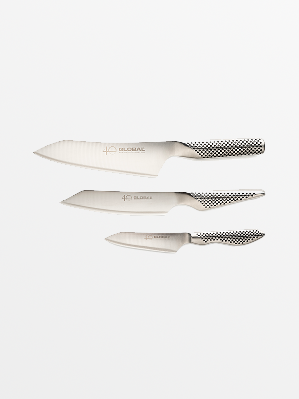 Global 40-vuotisjuhlasetti Ruostumaton teräs