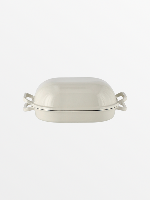 Nordwik Levain leipävuoka emaloitu 39x26 cm Kreemi