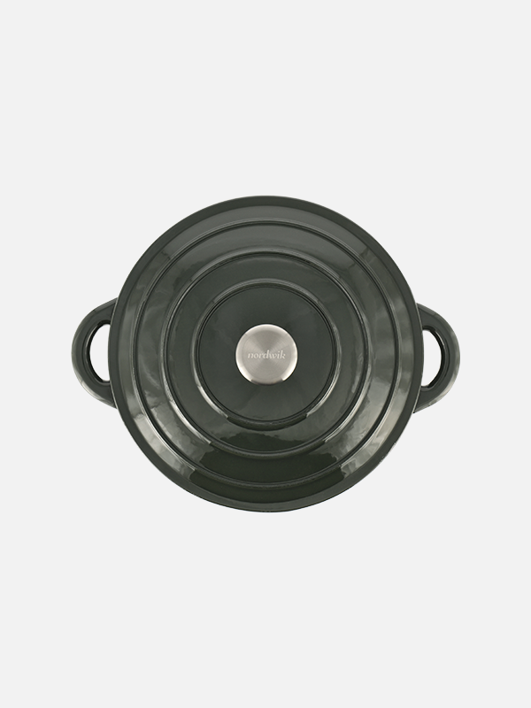 Nordwik valurautapata pyöreä 5 l Vihreä
