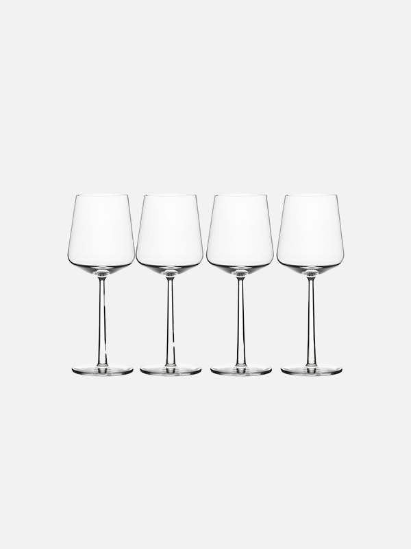 Essence punaviinilasi 4 kpl Kirkas 45 cl