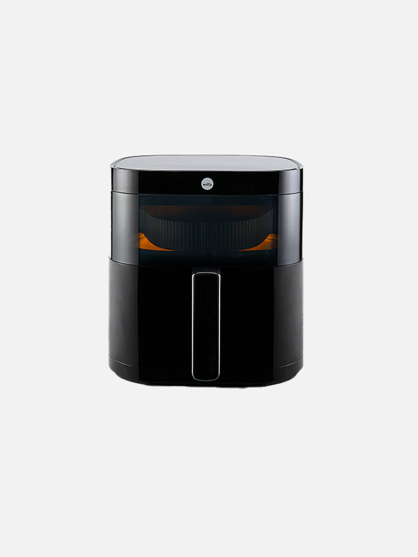 AFD-60B dual air fryer 6 L Musta