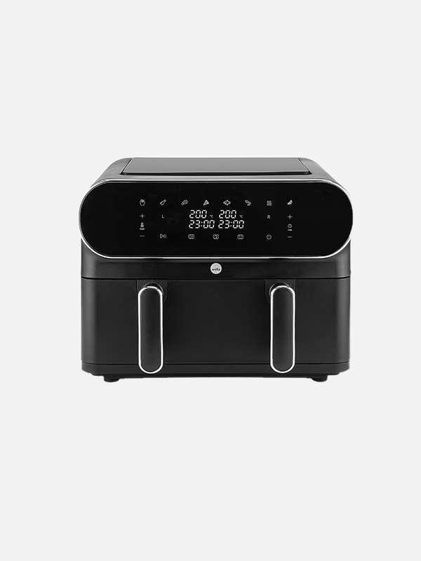 AF-2x50 dual zone airfryer 11 L Musta
