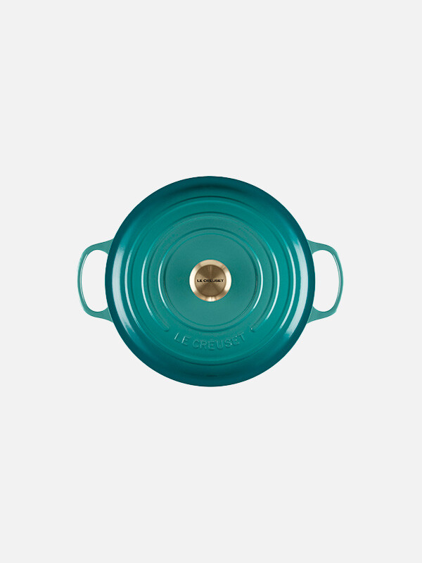 Le Creuset Signature pyöreä pata 6,7 l Bleu Riviera