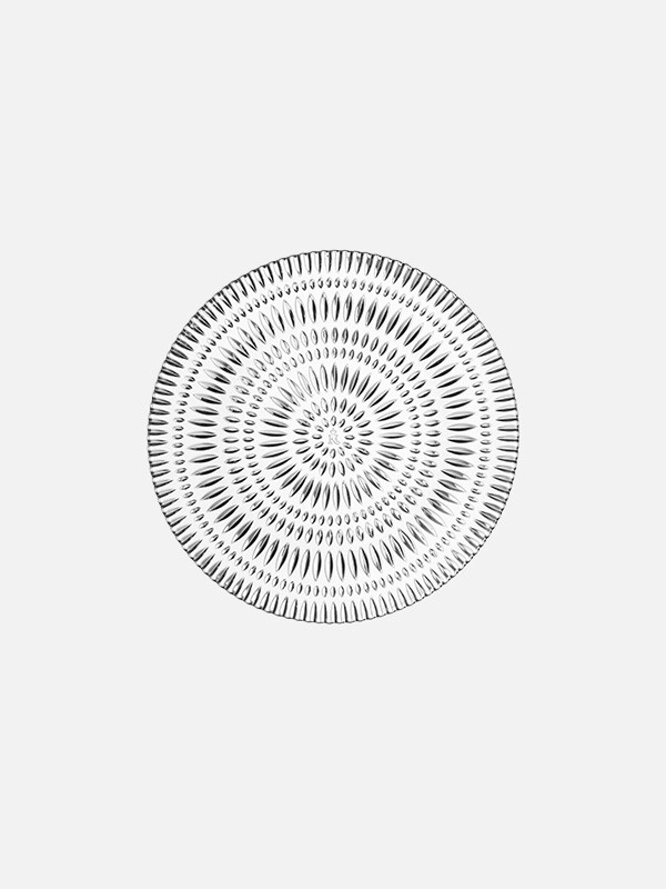 Ethno lautanen 2-pakkaus, kristallilasi, Ø23 cm