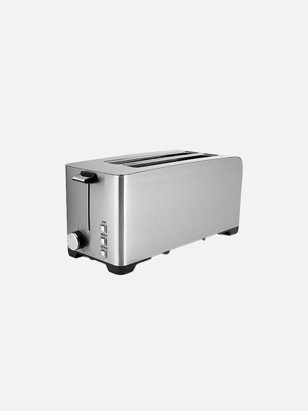 TOL-1400S brunch leivänpaahdin 4 viipaletta Hopea