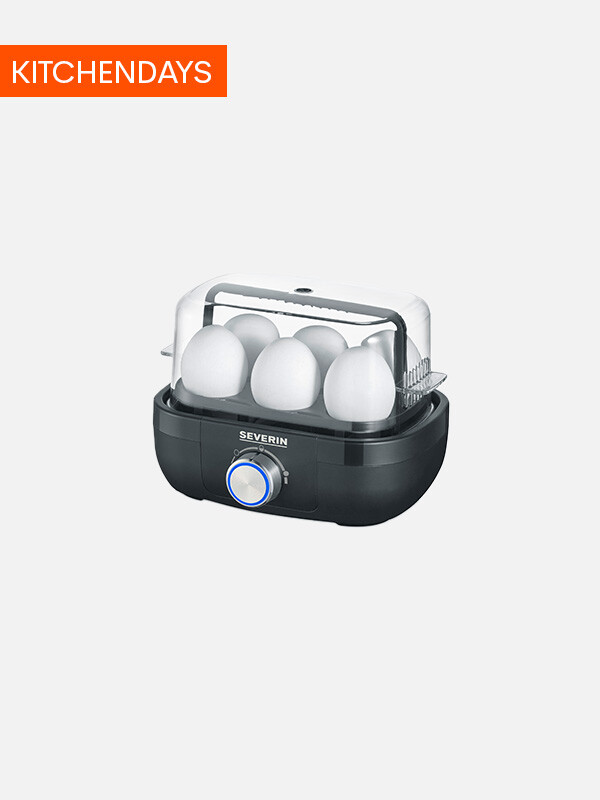 Severin EK 3166 munankeitin premium 1-6 munaa Musta