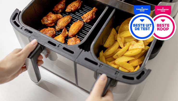 Eten bakken in een airfryer