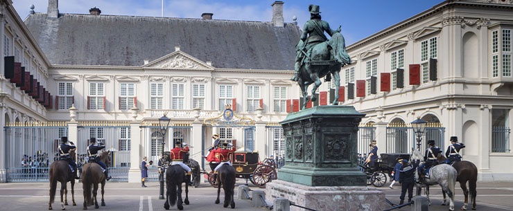 Paleis Noordeinde op Prinsjesdag