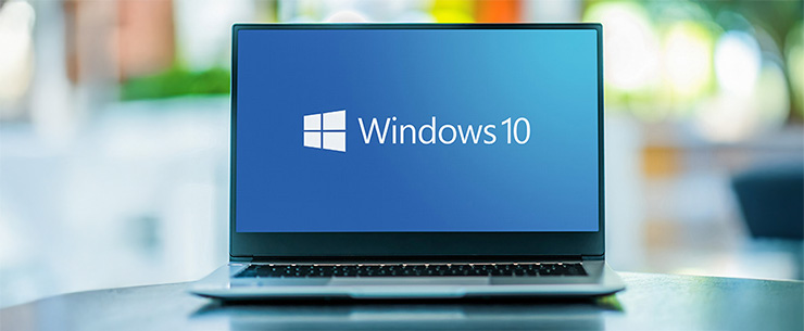 Laptop met Windows 10 in beeld